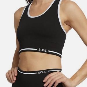 Soul cycle sports bra top